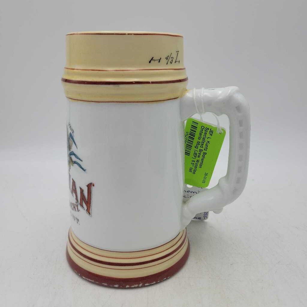 L Kuntz Bohemian Specialized Brew Waterloo Ontario Mug (JEF)