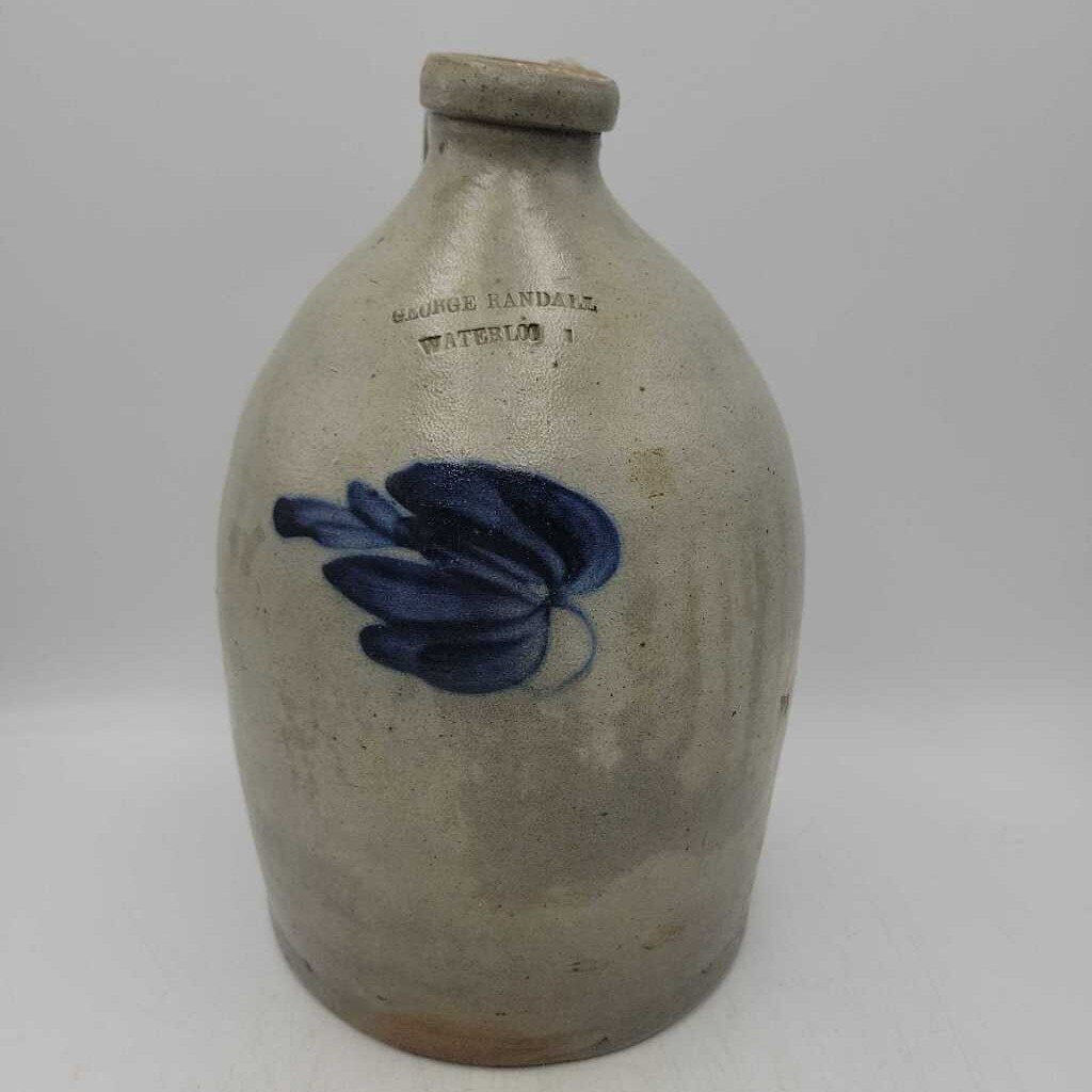 Rare Antique Pottery Jug George Randall Waterloo 1860's(YVO) 601