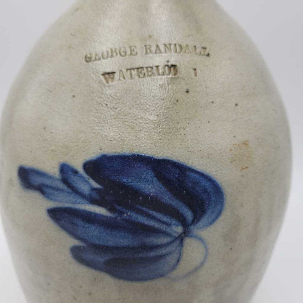 Rare Antique Pottery Jug George Randall Waterloo 1860's(YVO) 601