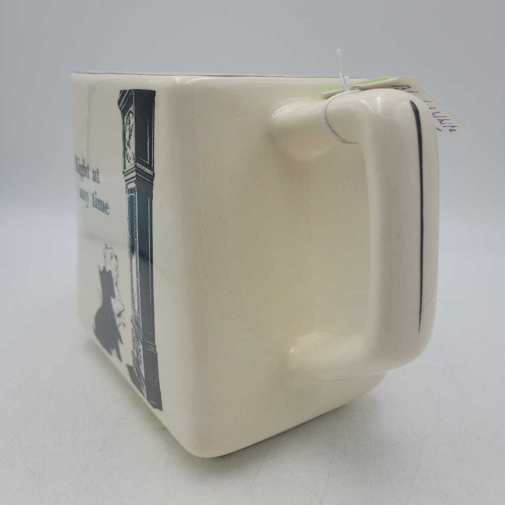 Black & White Scotch Water Jug "Right At Any Time" (JL)