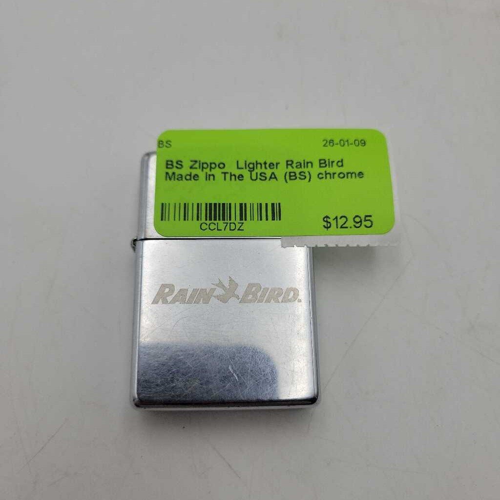 Zippo Lighter Rain Bird Made in The USA (BS)