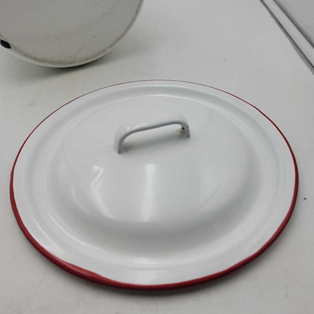 Graniteware Enamelware Slop pail bucket (JAS)