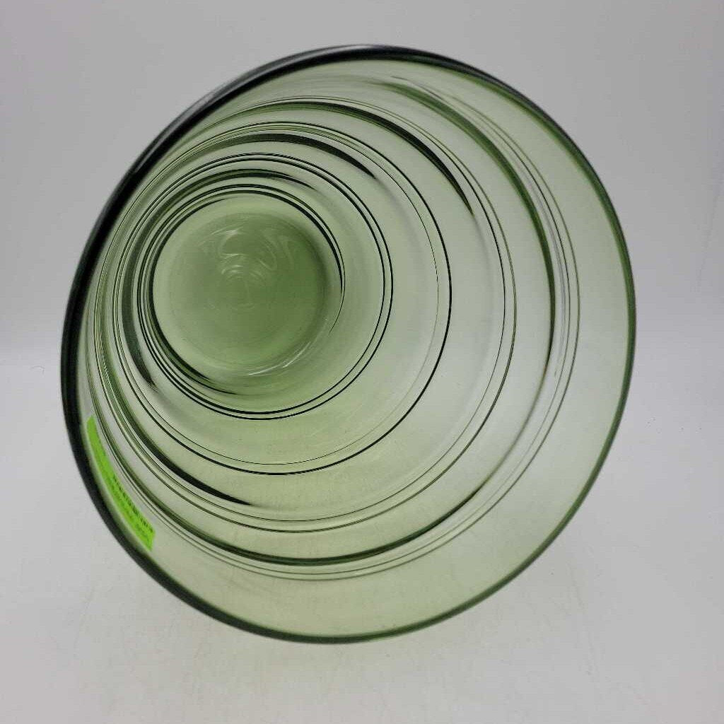 Large Art Glass Ribbon Trailed Vase 11"H (NS) #264