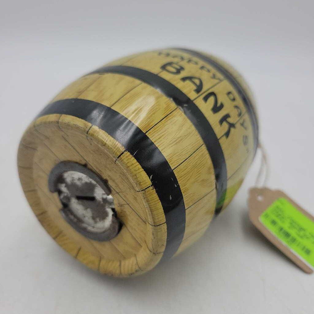 Vintage Tin "Happy Days" Bank by J. Chein & Co. (USA)