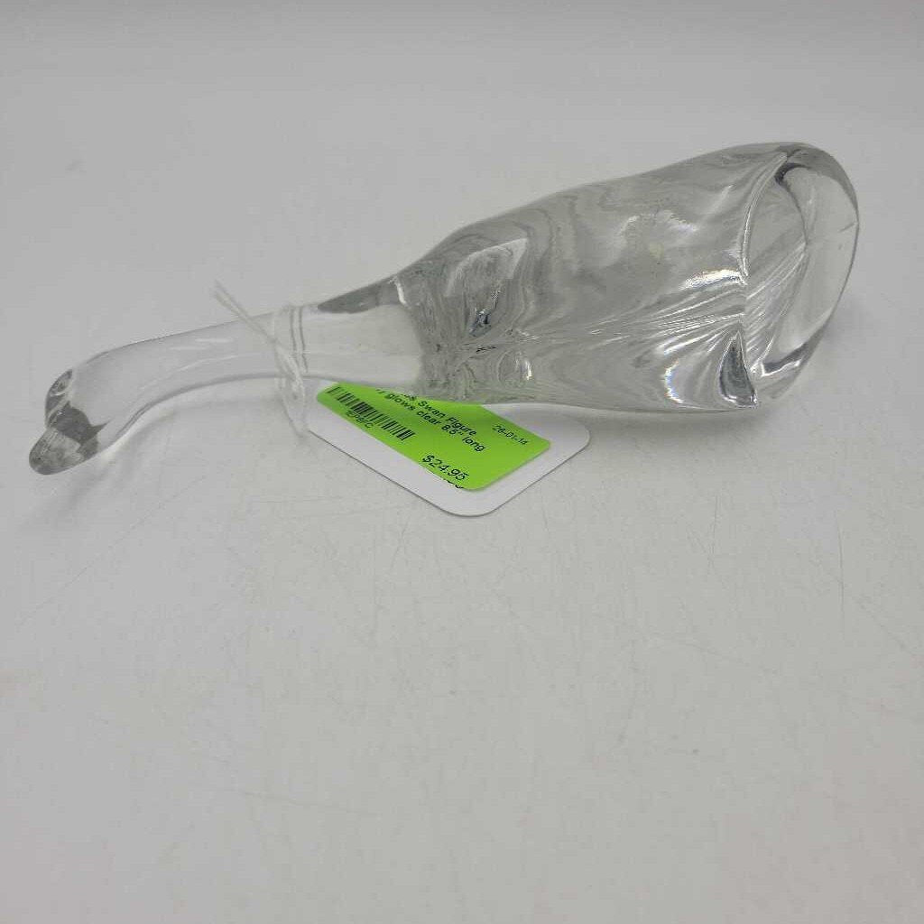 Glass Swan Figure (GEC) glows