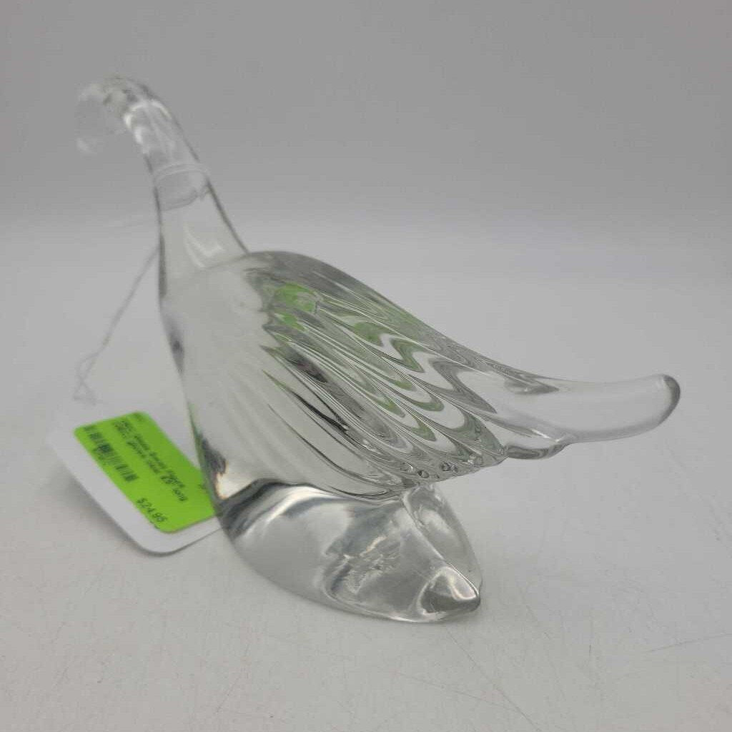 Glass Swan Figure (GEC) glows