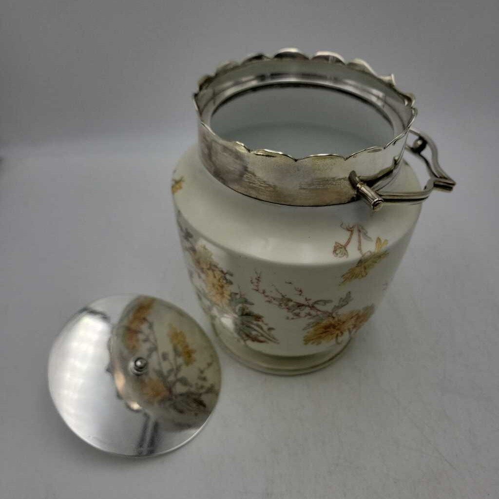 Victorian Biscuit Barrel 10"H (DS) (3548)