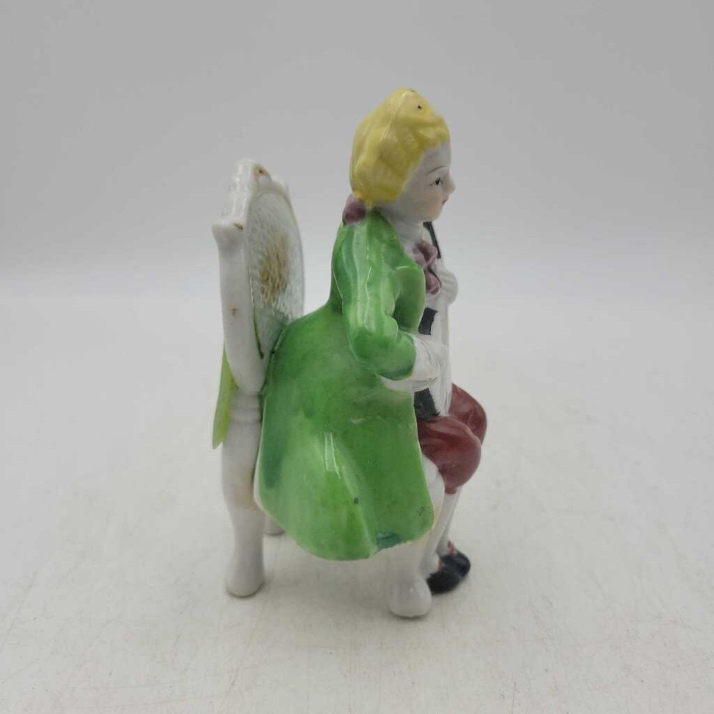 Occupied Japan Man sitting on chair OJ figure (JAS)