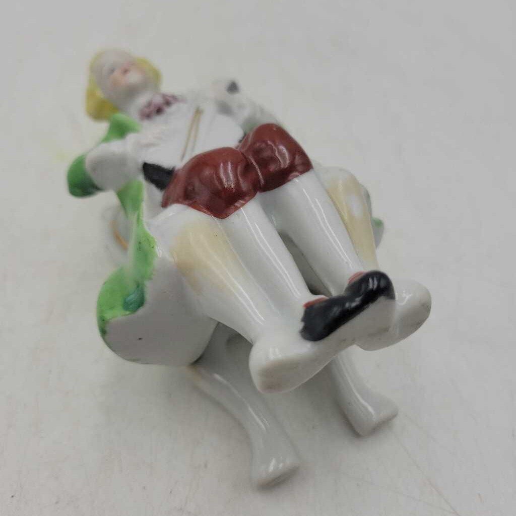 Occupied Japan Man sitting on chair OJ figure (JAS)