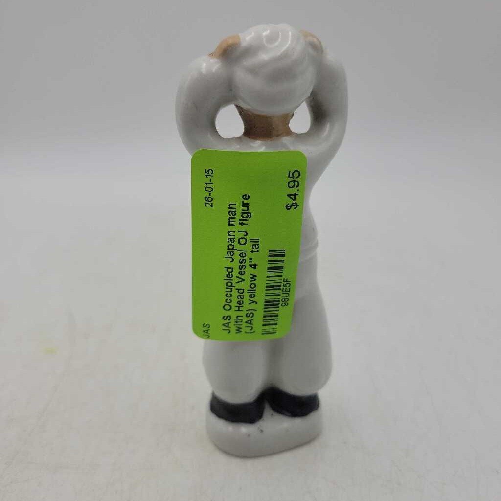 Occupied Japan man with Head Vessel OJ figure (JAS)