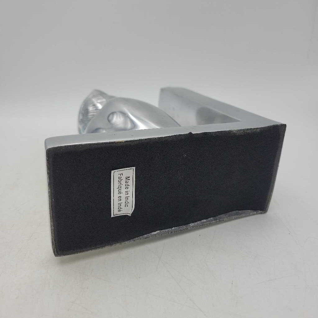 Owl Aluminum Bookend (Nat)