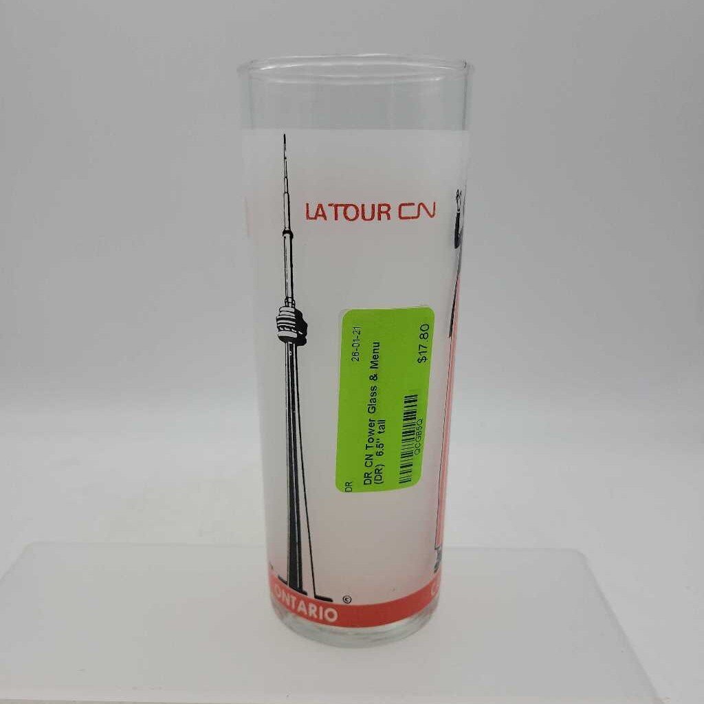 CN Tower Glass & Menu (DR)