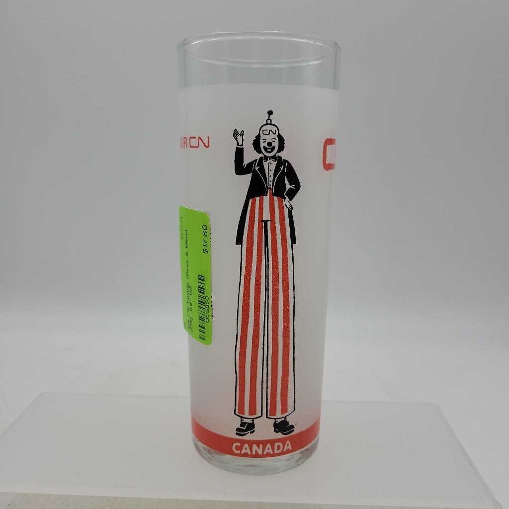 CN Tower Glass & Menu (DR)