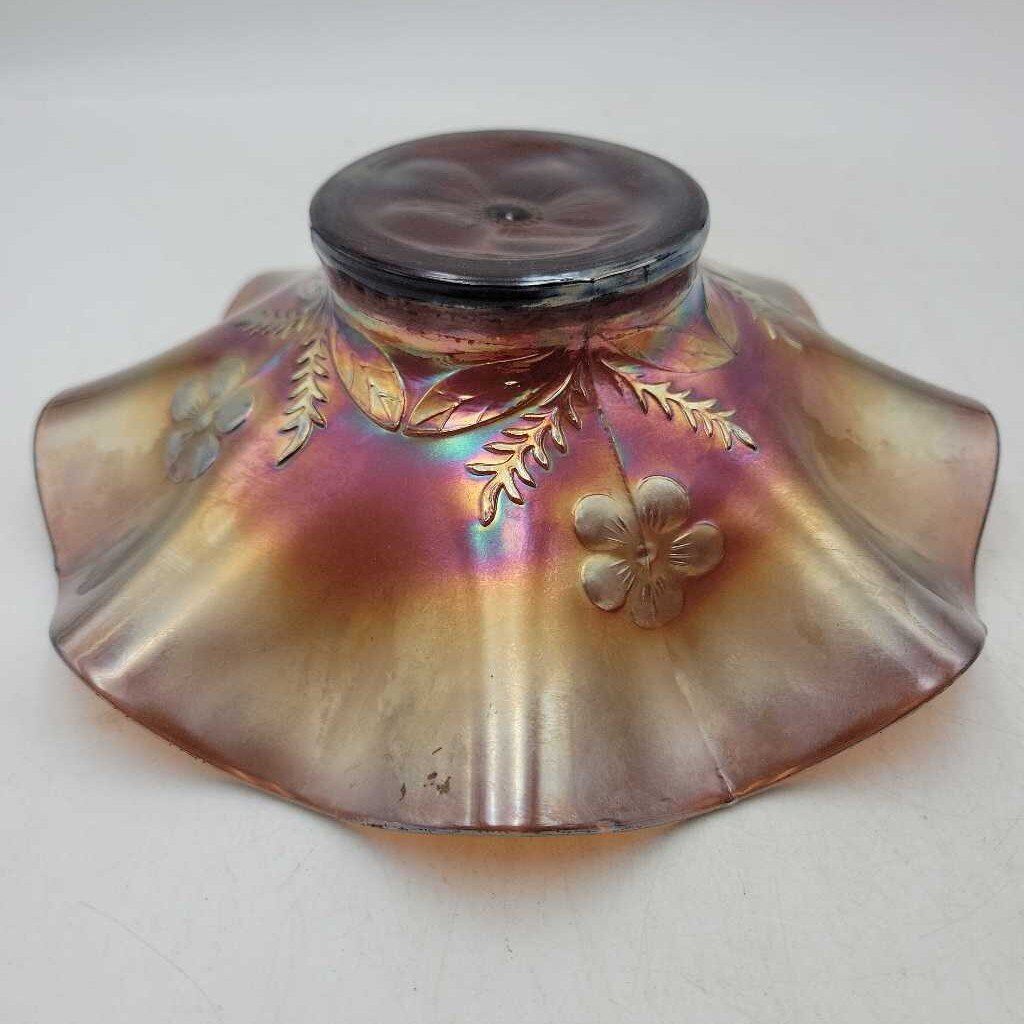 Carnival Glass Daisy Dear Amethyst Bowl dish (RHA)