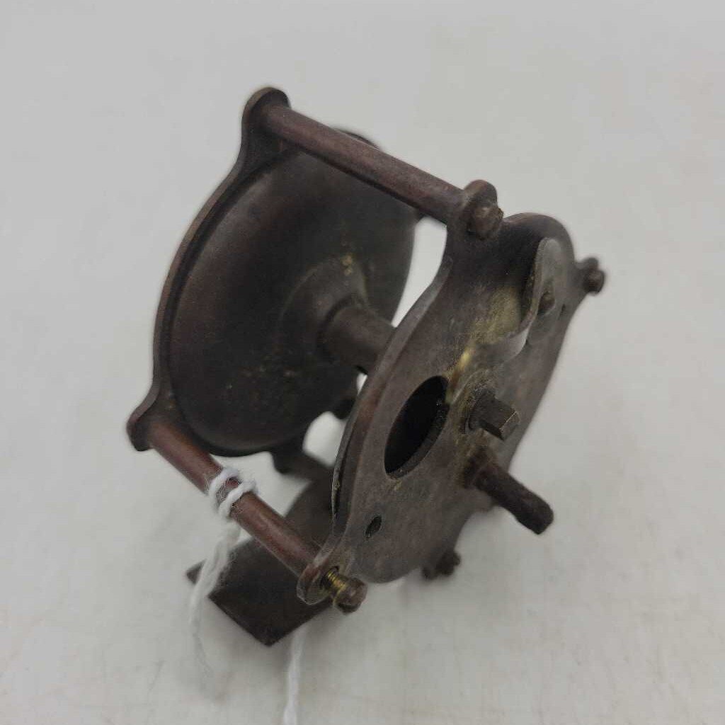 Antique brass fishing reel pat Jan 27 1891 (BS)