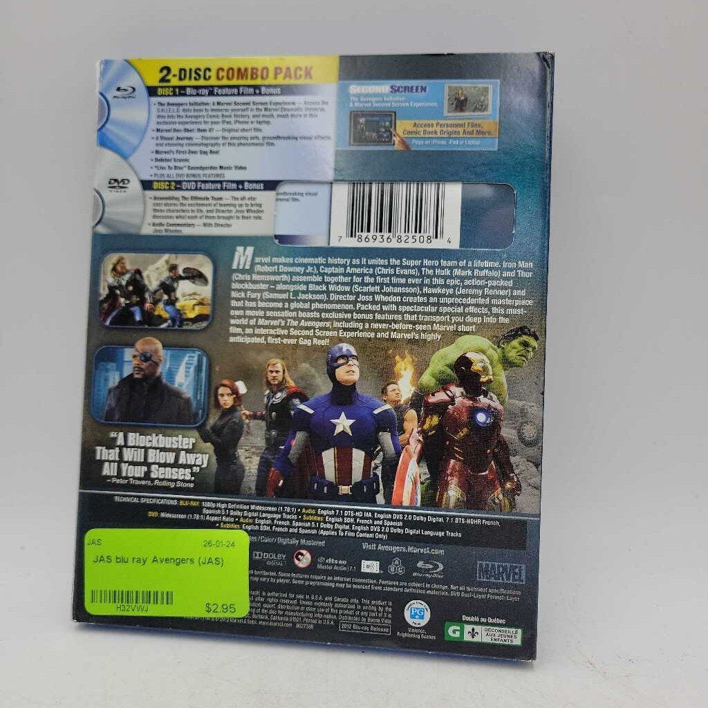 blu ray Avengers (JAS)