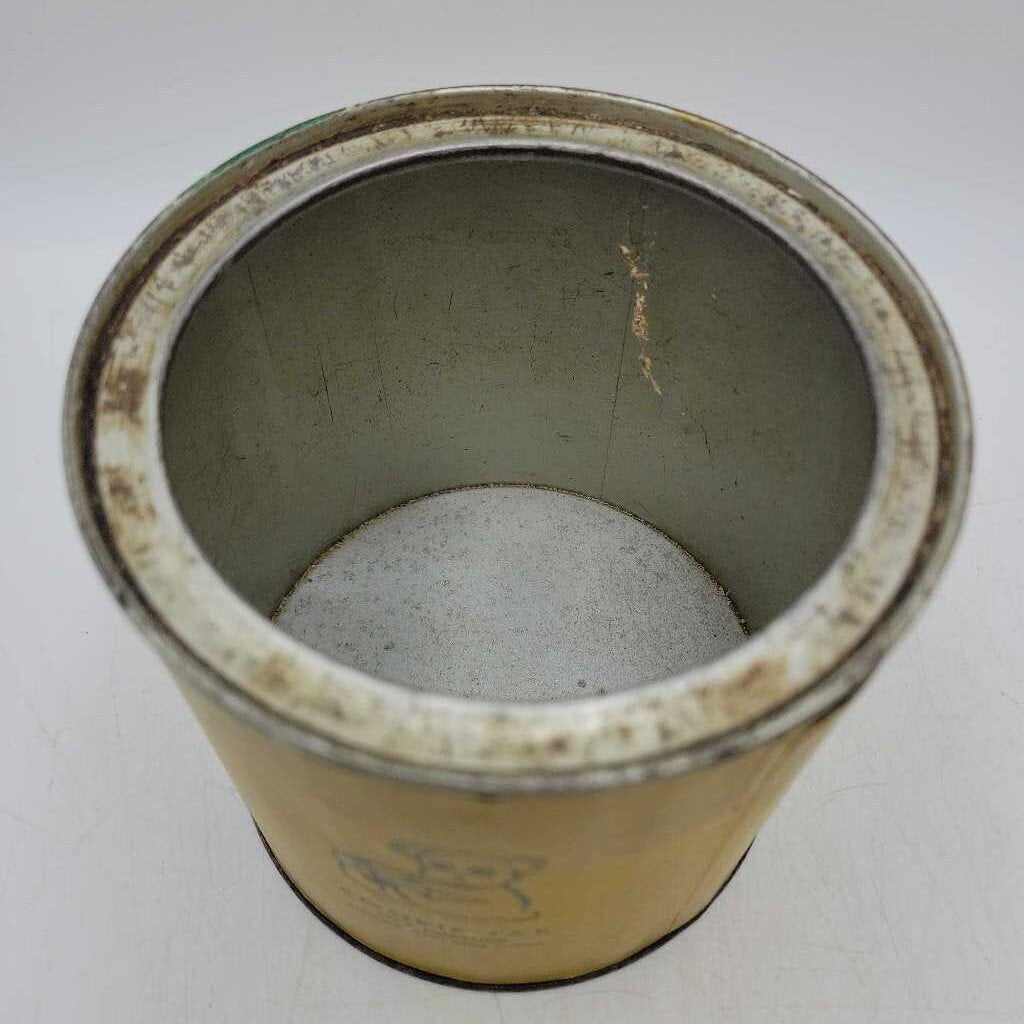 Cookie Jar pipe mixture round Tobacco tin 1920's rare (NS)