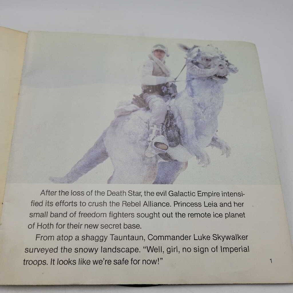 Star Wars Empire Strikes Back 45 with story book (JAS)