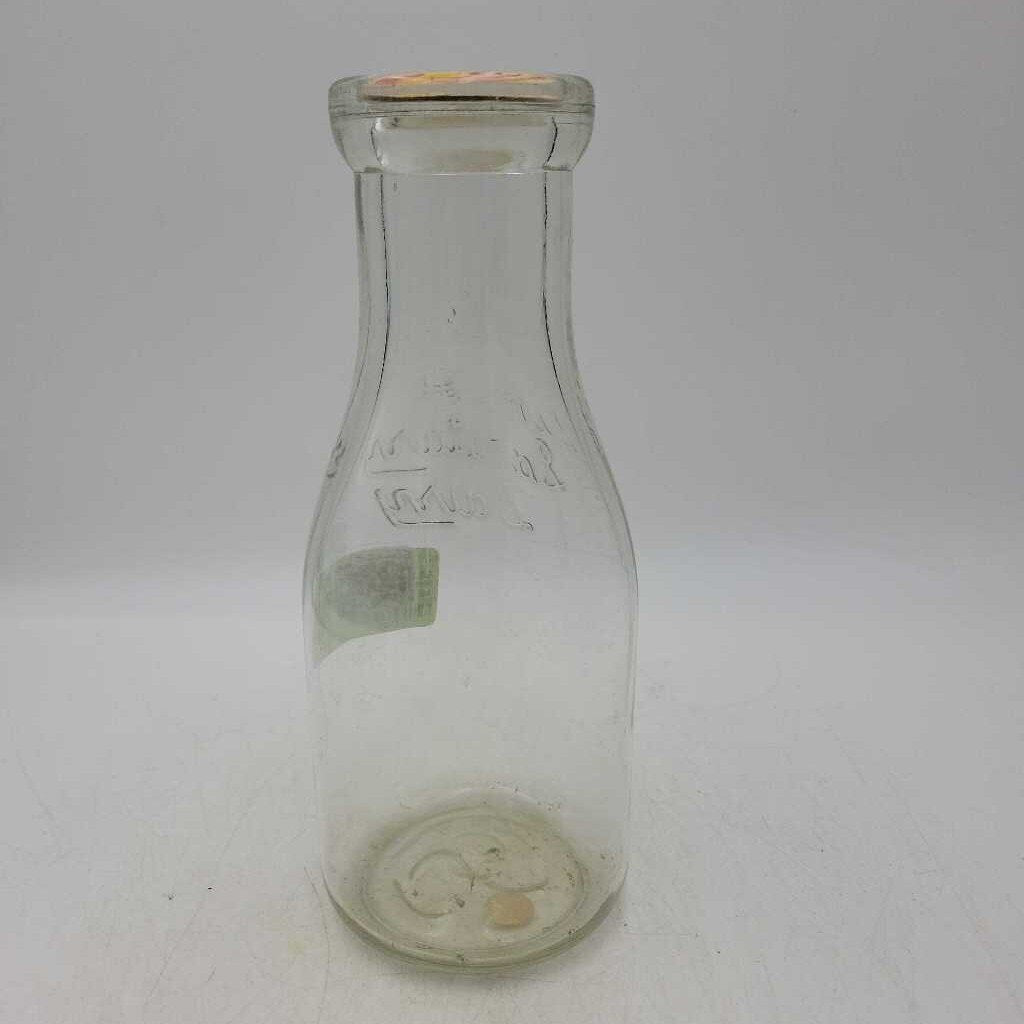 Simcoe Sanitary Dairy Pint Milk Bottle (BS)