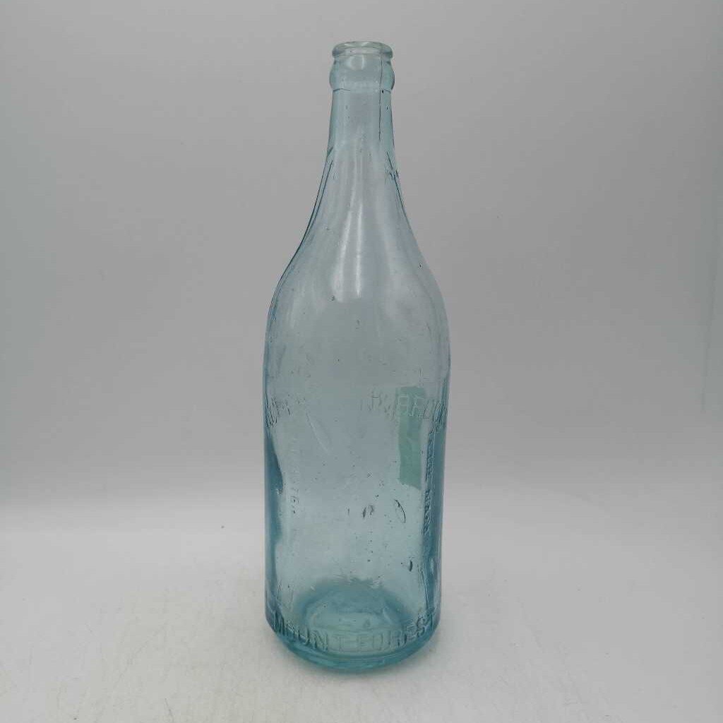 Antique Blue Glass Bottle