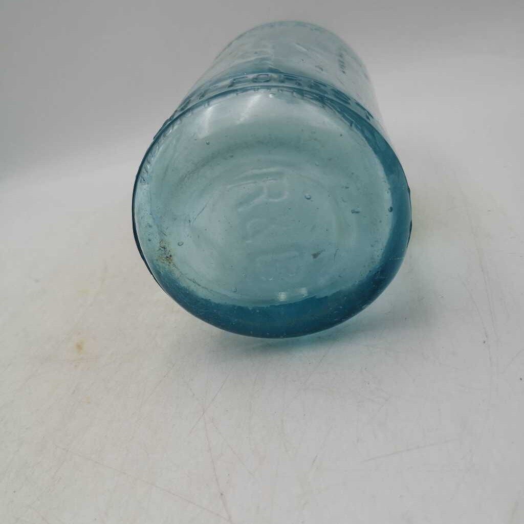 Antique Blue Glass Bottle