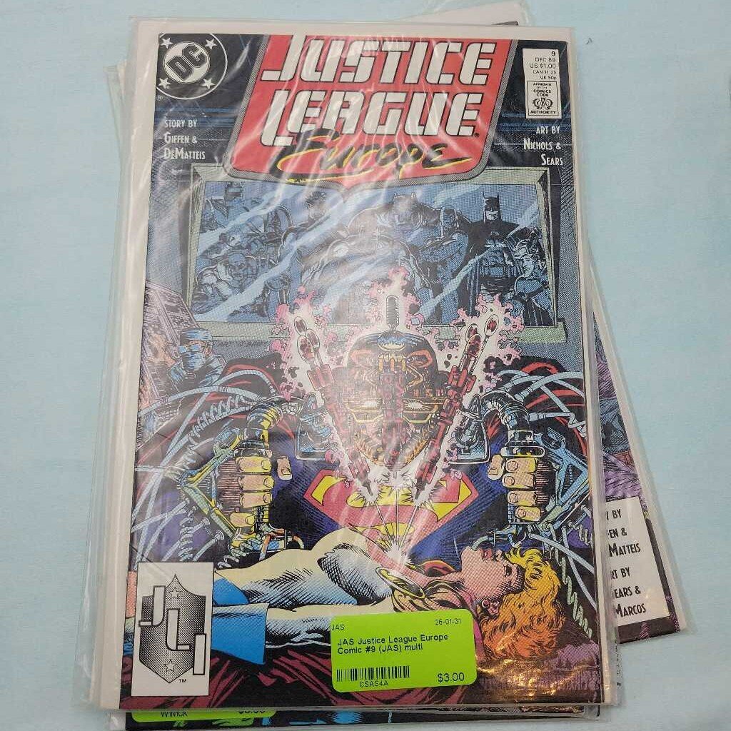 Justice League Europe Comic #9