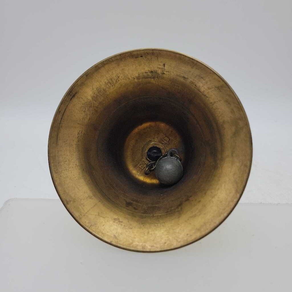 6.5" Brass & Wood Bell (CM0929) (COL)
