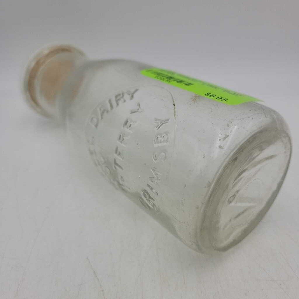 Model Dairy half pint Milk Bottle Grimsby (JAS)