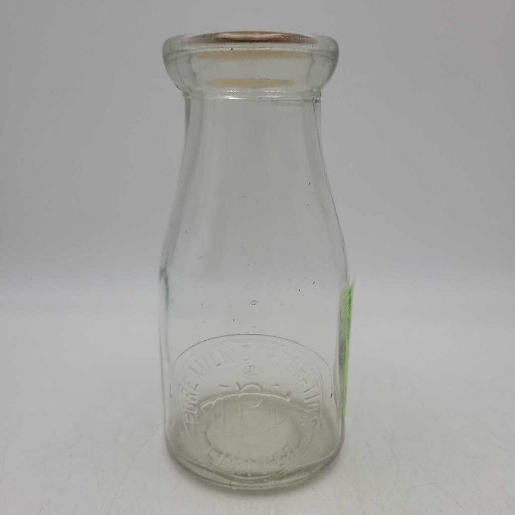 Pure Milk half pint Bottle (JAS)