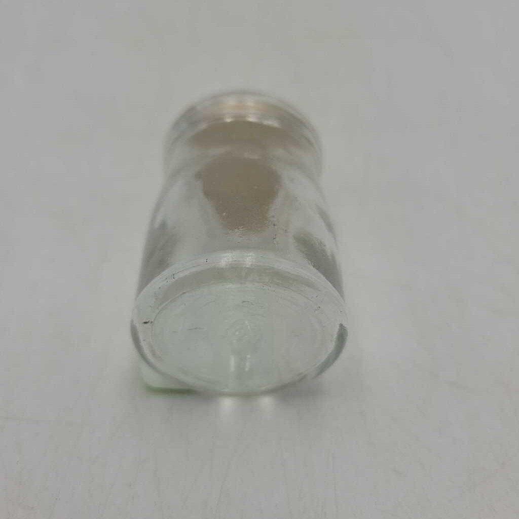 Small Glass Creamer with Sivlerwood's lid (YVO) 602