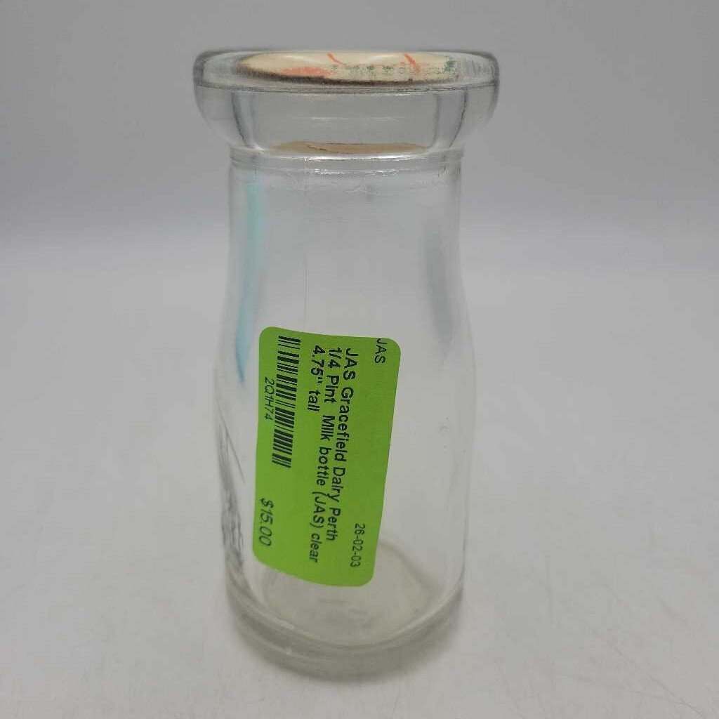 Gracefield Dairy Perth 1/4 Pint Milk bottle (JAS)