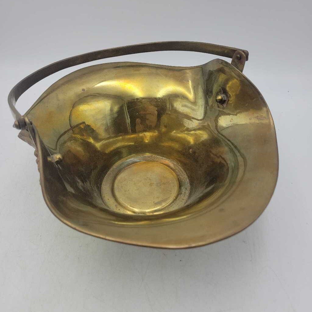 Brass handled vessel....vintage