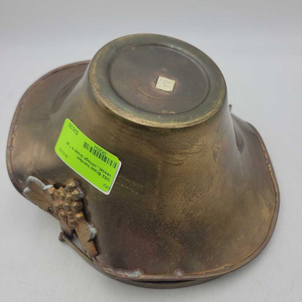 Brass handled vessel....vintage