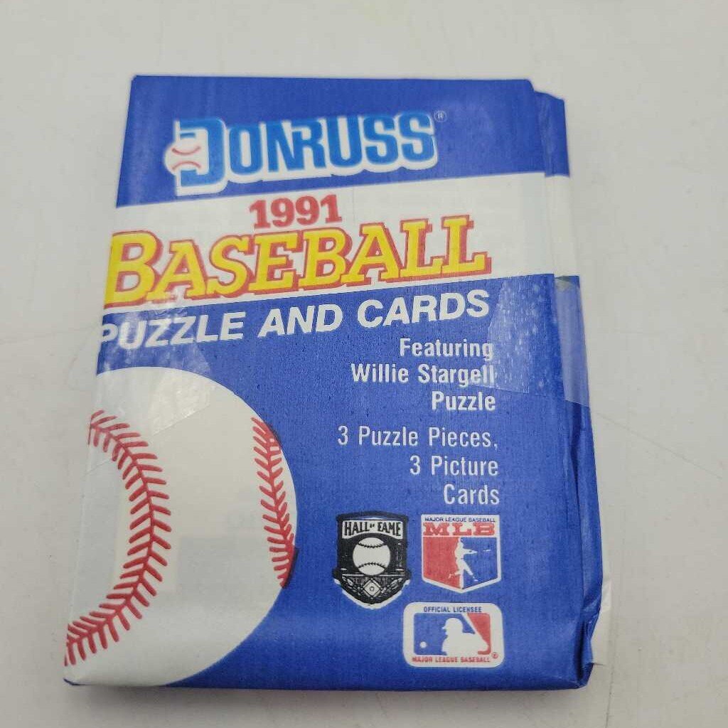 Donruss 1991 baseball 3 pack deal (JAS)