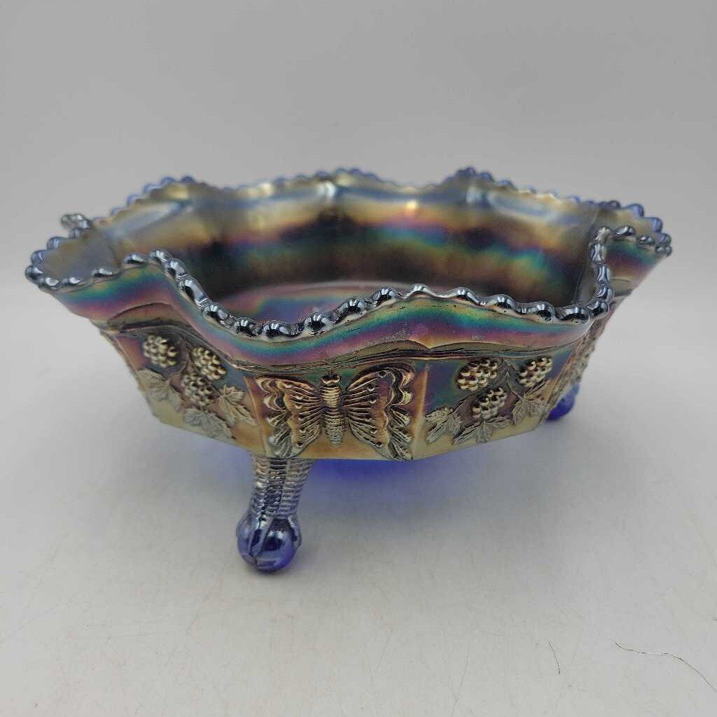 Northwood Carnival Fruit Bowl "Butterfly" Fenton (DR)