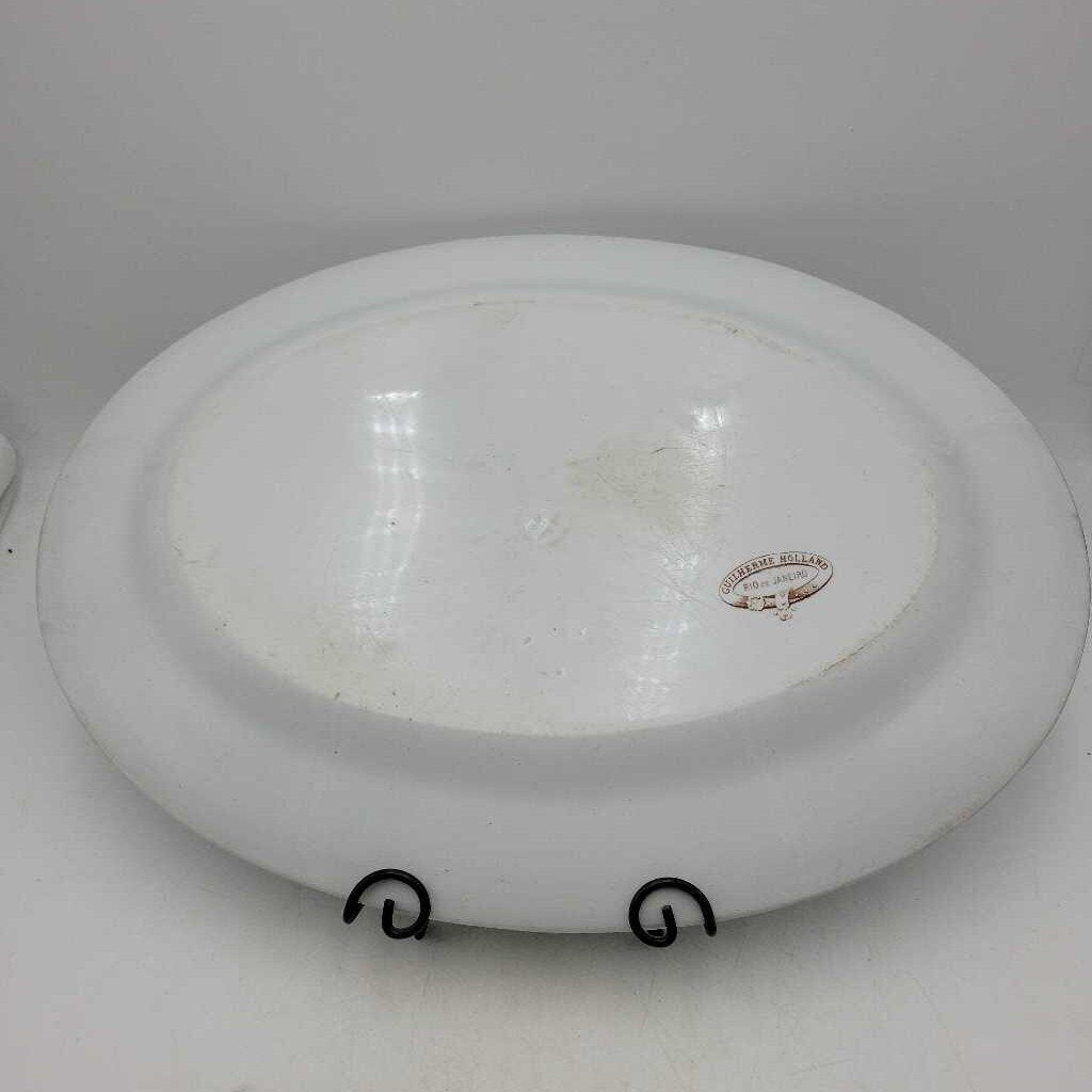 Antique Ironstone Platter Holland (ERG)