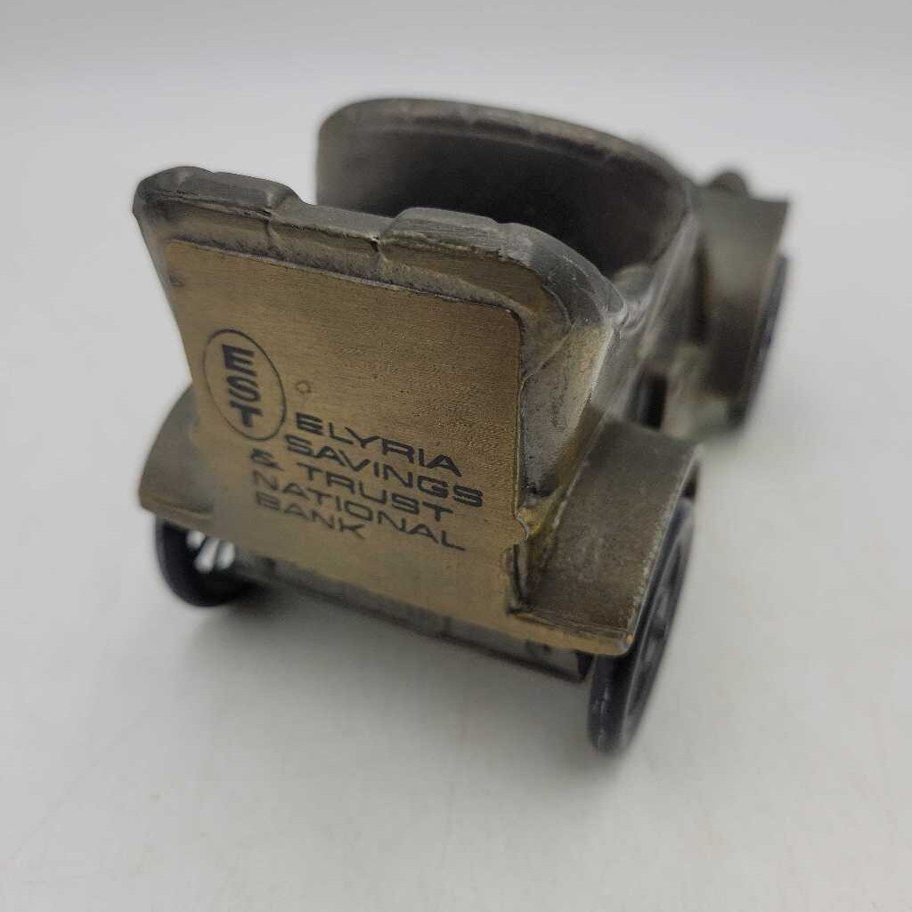 1906 car Elyria savings Old metal Bank (TRE)