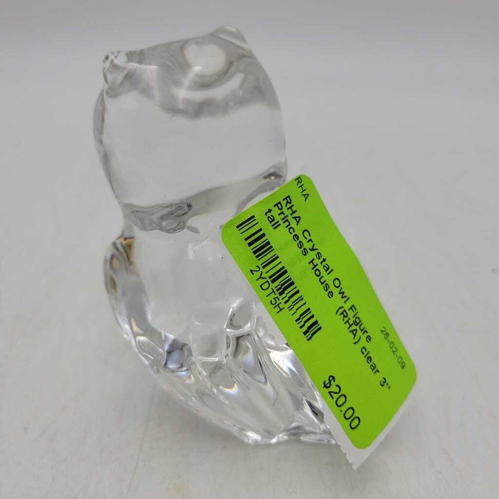 Crystal Owl Figure Princess House (RHA)