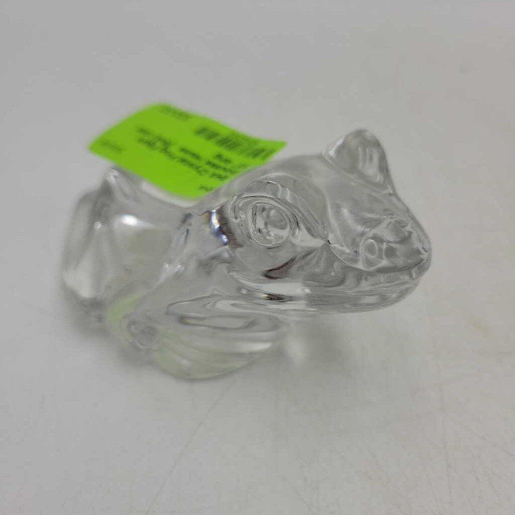 Crystal Frog Figure Princess House (RHA)