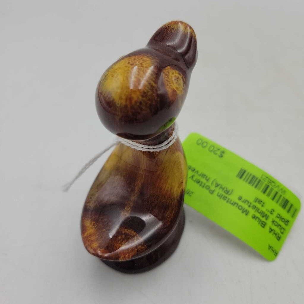Blue Mountain Pottery Duck Miniature (RHA)