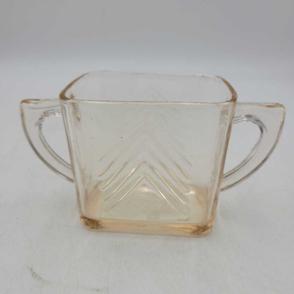 Hazel Atlas 1930's Chevron Sugar (JAS)