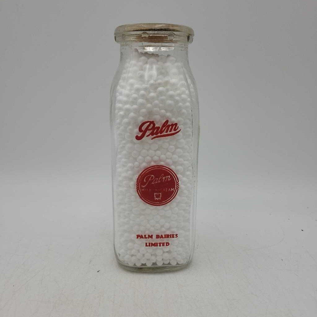 Palm Milk and Cream ACL Half Pint Square milk bottle (Jef)