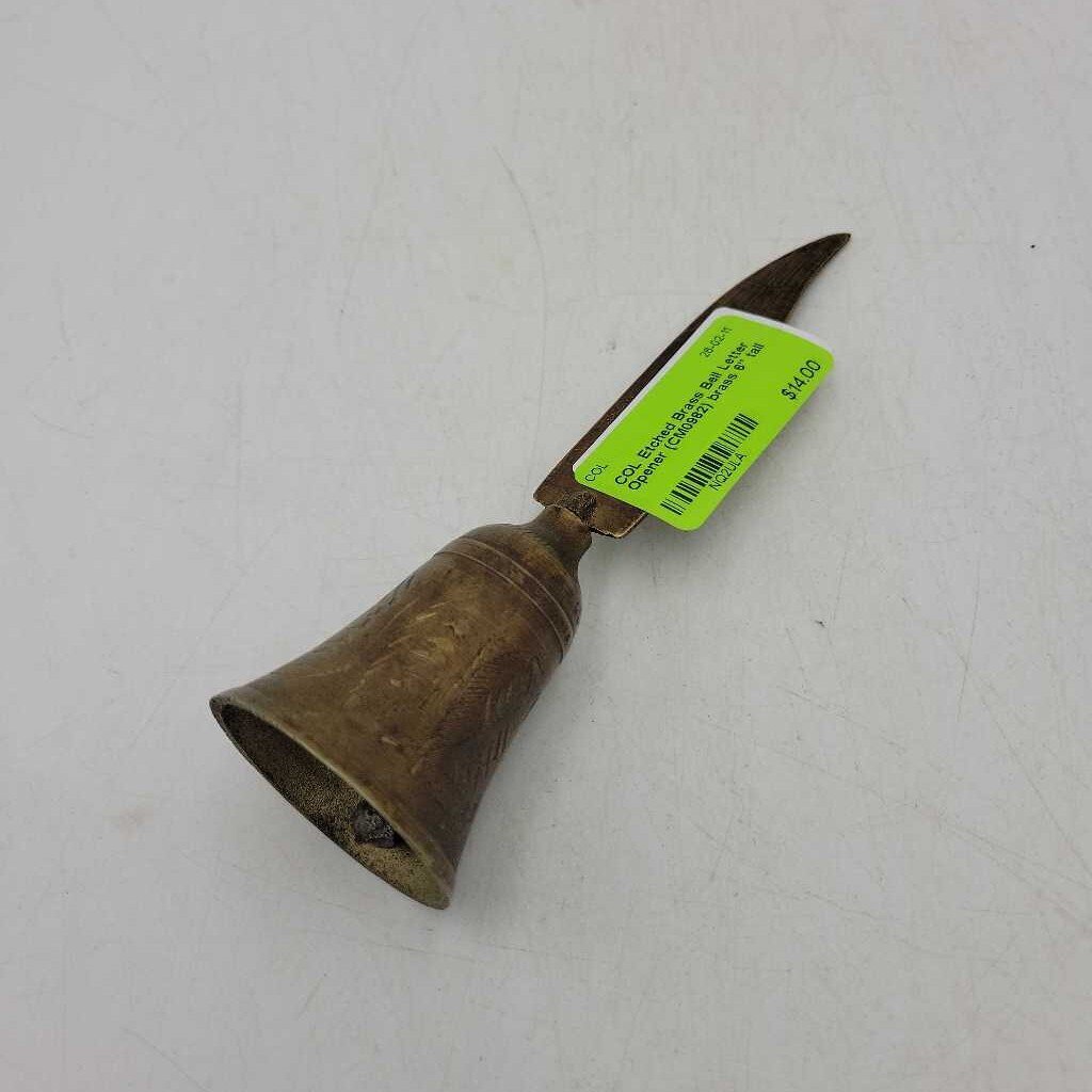Etched Brass Bell Letter Opener (CM0982)