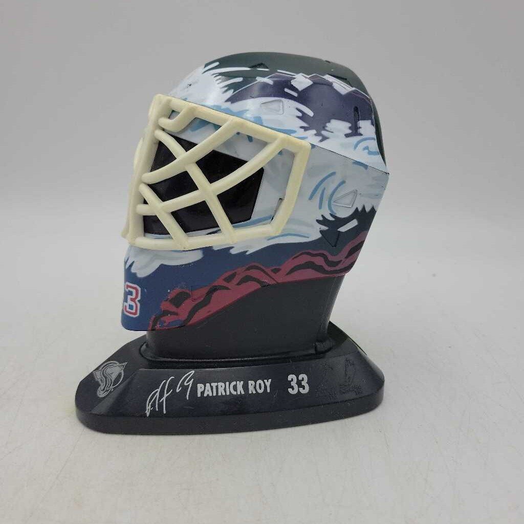 McDonald's Miniature Goalie Helmets Colorado Avalanche Roy (JAS)