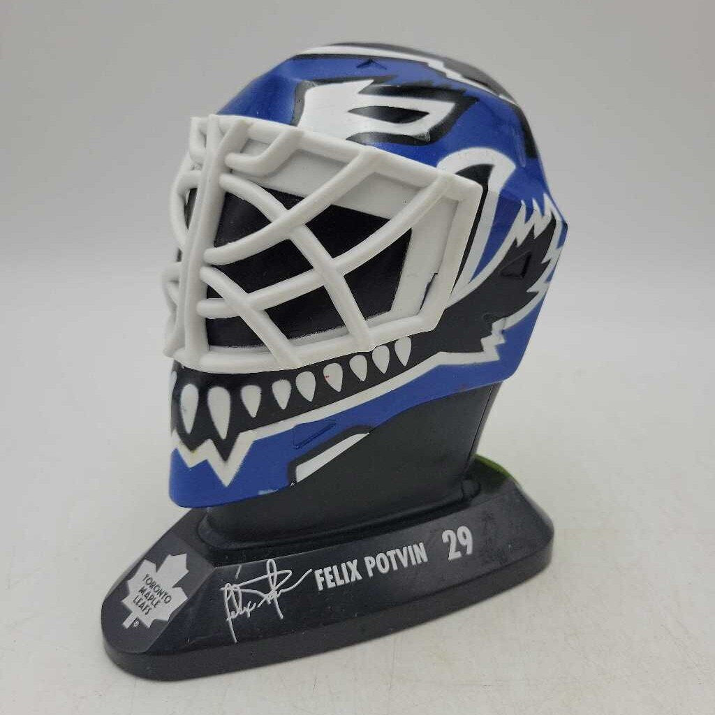 McDonald's Miniature Goalie Helmets Toronto Maple leafs Potvin (JAS)