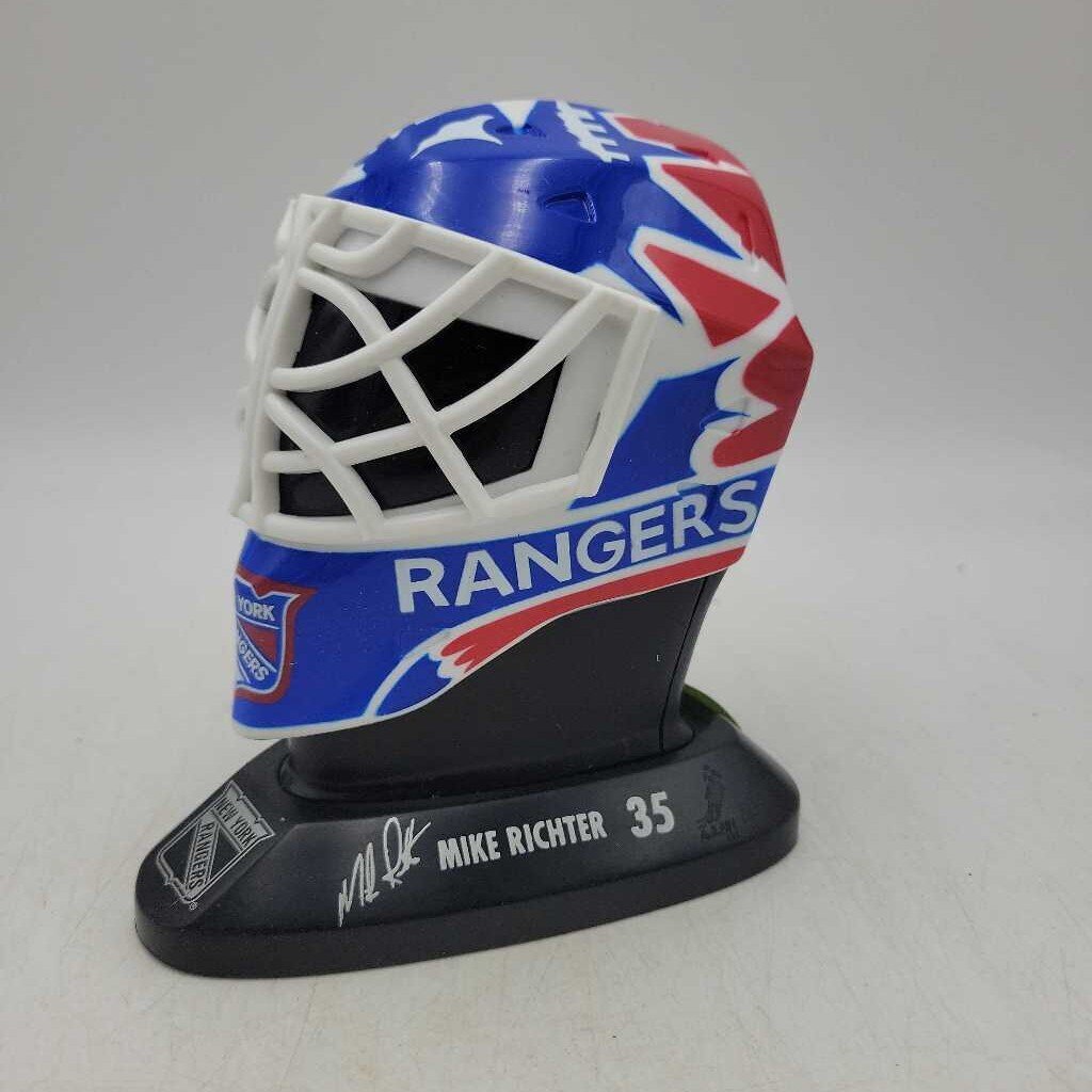 McDonald's Miniature Goalie Helmets New York Rangers Richter (JAS)
