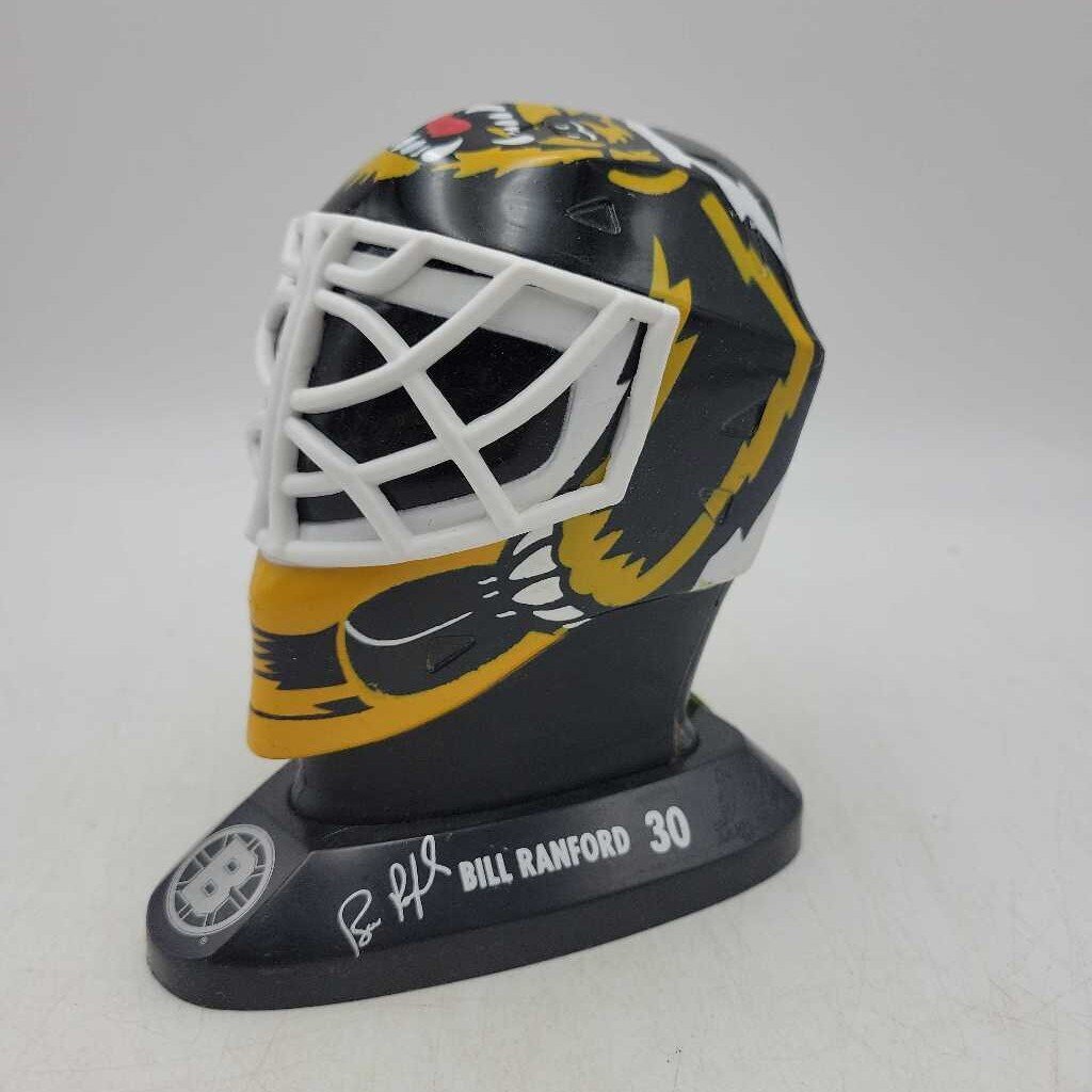 McDonald's Miniature Goalie Helmets Boston Bruins Ranford (JAS)