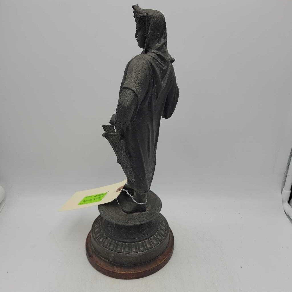 Antique Metal Sculpture of Moorish Warrior (YVO) (602)