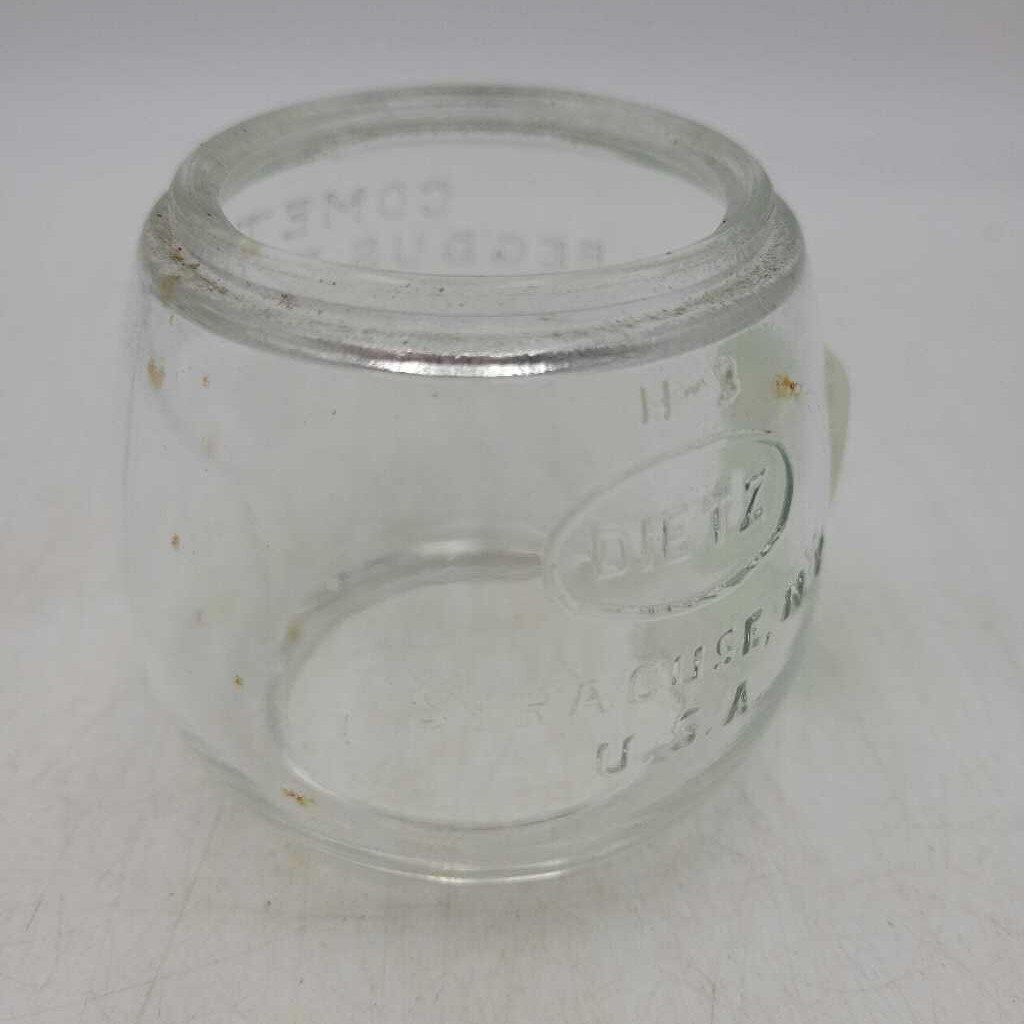 2 .5 " Oil Lamp Barn Lantern Glass Chimney Dietz Comet(JAS)