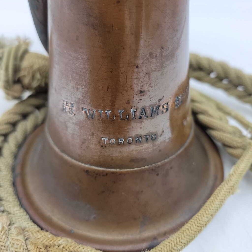 Brass and Copper Bugle R S Williams & Sons Toronto (TRE)